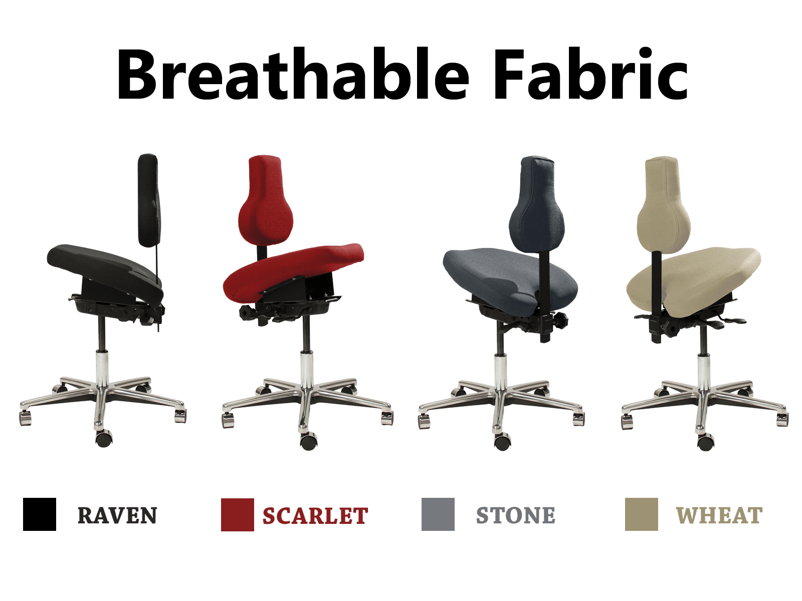 NuChair - Breathable Fabric Color Options